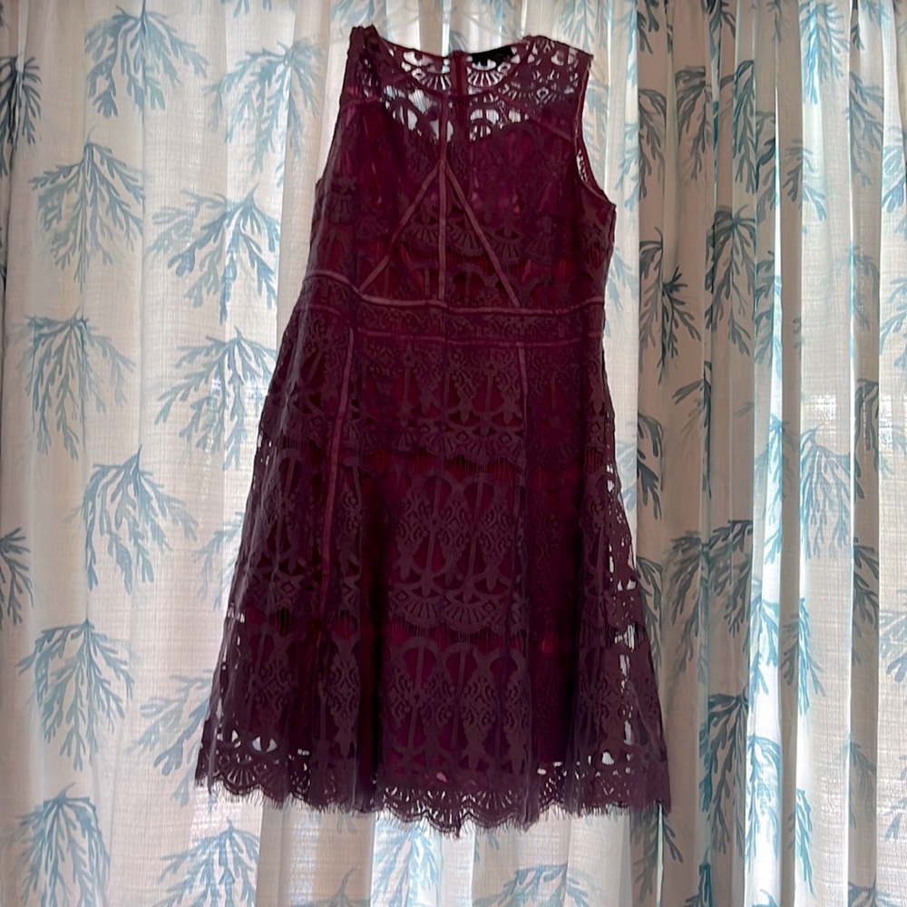 Lilac lace dress